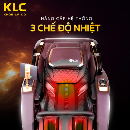 NHIỆT HỒNG NGOẠI ĐA CẤP ĐỘ CHUYÊN SÂU - ghế massage KLC K99
