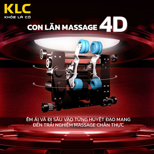 CON LĂN MASSAGE 4D CHÂN THẬT