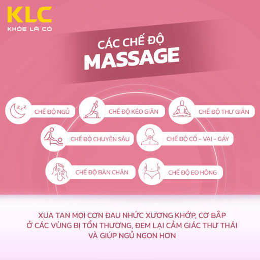 MASSAGE TỰ ĐỘNG THEO NHU CẦU 
