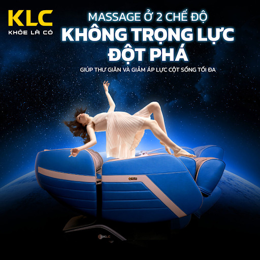 MASSAGE KHÔNG TRỌNG LỰC ĐỘT PHÁ - Ghế massage KLC K58