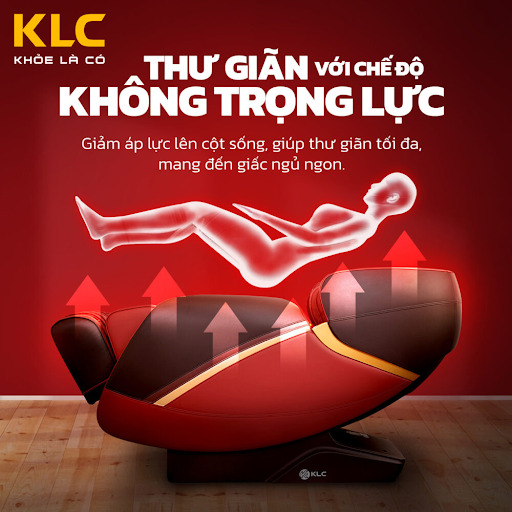 THƯ GIÃN HOÀN TOÀN VỚI CHẾ ĐỘ MASSAGE KHÔNG TRỌNG LỰC