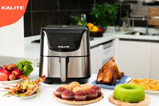 Công nghệ nấu Rapid Air - Nồi chiên không dầu KALITE Q6