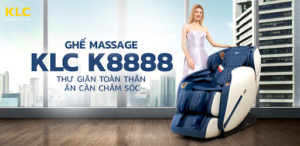 GHẾ MASSAGE KLC K8888 - thư giãn toàn thân ân cần chăm sóc
