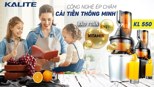 Máy ép chậm KALITE KL-550 10 Máy ép chậm KALITE KL-550