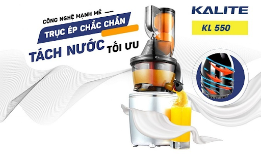Máy ép chậm KALITE KL-550 12 Máy ép chậm KALITE KL-550