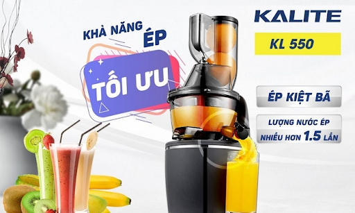 Máy ép chậm KALITE KL-550 13 Máy ép chậm KALITE KL-550