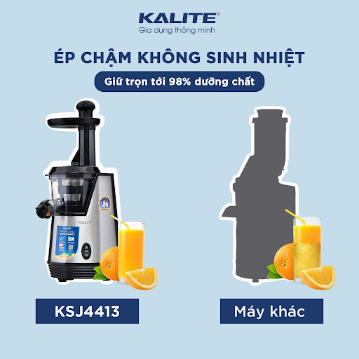 Máy ép chậm KALITE KSJ4413 11 Máy ép chậm KALITE KSJ4413