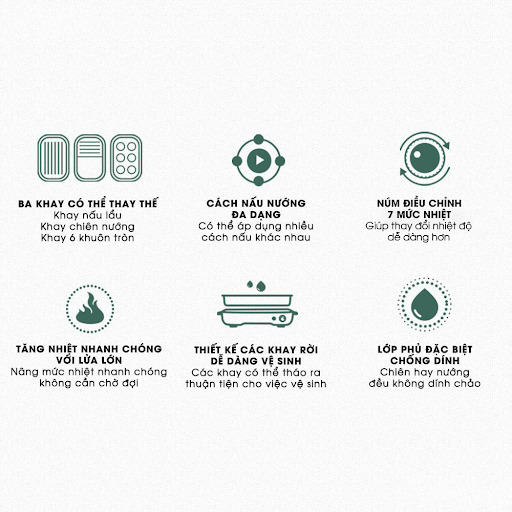 NHIỀU ƯU ĐIỂM VƯỢT TRỘI - Nồi lẩu nướng KALITE KL-663