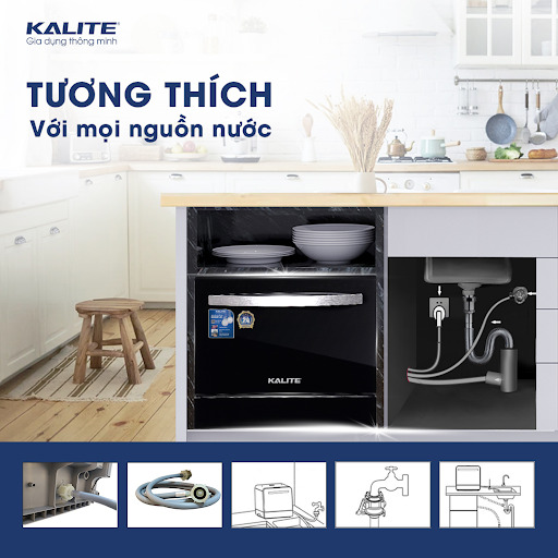 TƯƠNG THÍCH VỚI MỌI NGUỒN NƯỚC