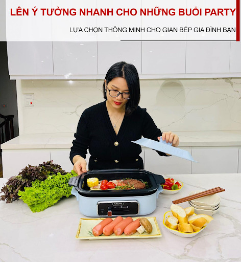 lỰA CHỌN THÔNG MINH CHO KHÔNG GIAN BẾP VỚI KHẢ NĂNG NẤU NHANH - nồi lẩu nướng KALITE KL-666