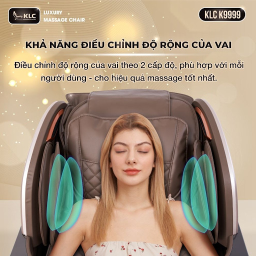 ĐIỀU CHỈNH MASSAGE THEO ĐỘ RỘNG VAI 