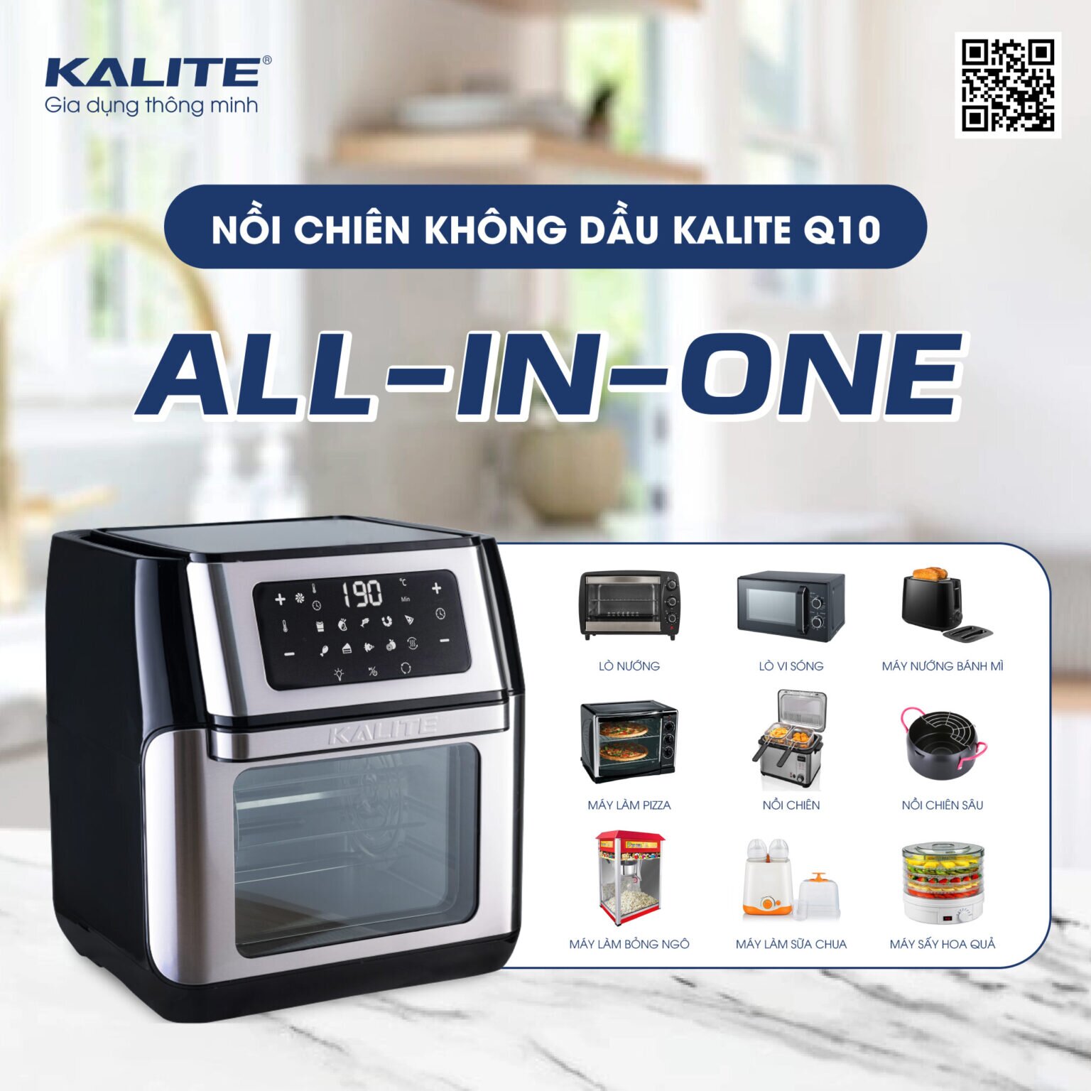 Noi chien khong dau Kalite Q10 10L 6