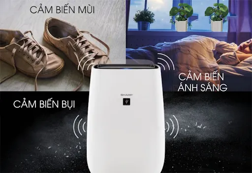 MÁY LỌC KHÔNG KHÍ SHARP FP-J40E-W 23W