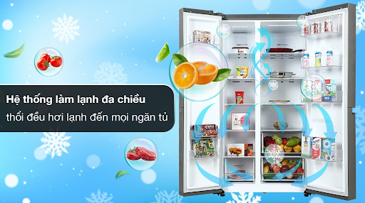 TỦ LẠNH LG INVERTER 649 LÍT GR-B257JDS 7 TỦ LẠNH LG INVERTER 649 LÍT GR-B257JDS