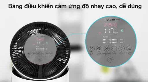 MÁY LỌC KHÔNG KHÍ 2 TẦNG LG PURICARE AS10GDWH0ABAE 70W 14 MÁY LỌC KHÔNG KHÍ 2 TẦNG LG PURICARE AS10GDWH0ABAE 70W