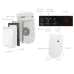 may loc khong khi Sharp FP-J40E-W 23W 3 may loc khong khi Sharp FP J40E W 23W 3