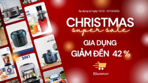 Đón Giáng Sinh, rinh ưu đãi - Gia dụng giảm đến 42% 1 Đón Giáng Sinh, rinh ưu đãi - Gia dụng giảm đến 42%
