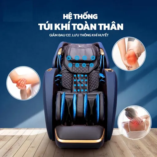 Khám phá những tác dụng của ghế massage đối với sức khỏe người dùng