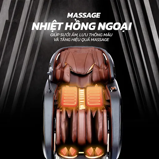 Khám phá những tác dụng của ghế massage đối với sức khỏe người dùng