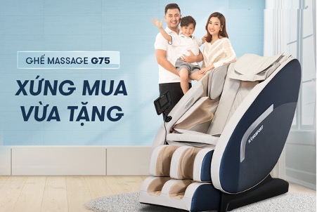 Ghế massage toàn thân Kingsport nổi bật với công nghệ hiện đại vượt trội 