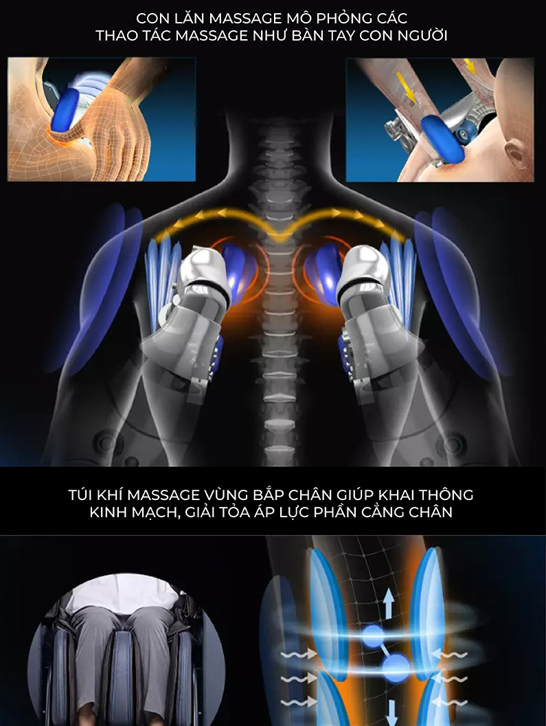 GHẾ MASSAGE KAITASHI KS-970 