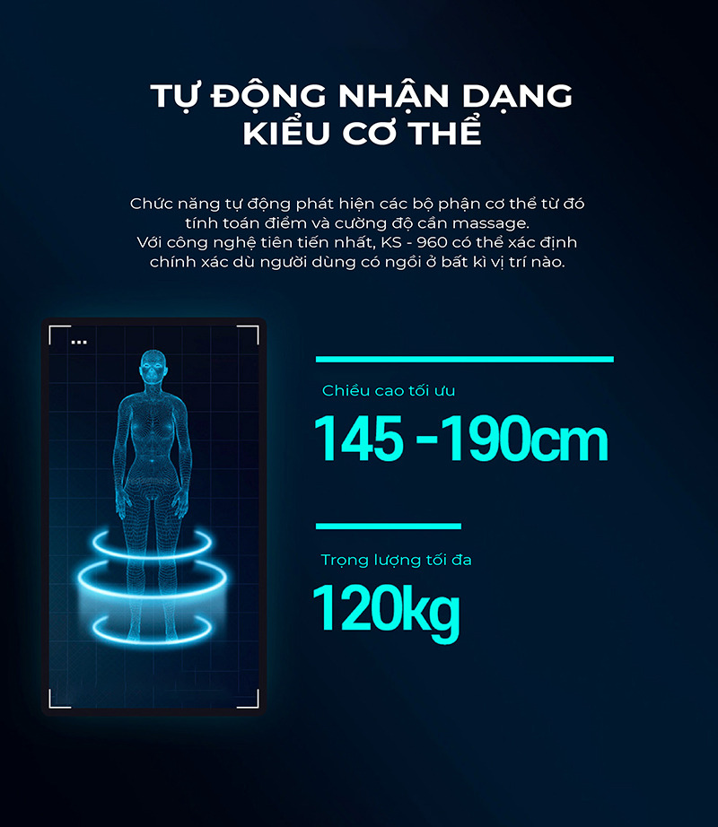 GHẾ MASSAGE KAITASHI KS-960 