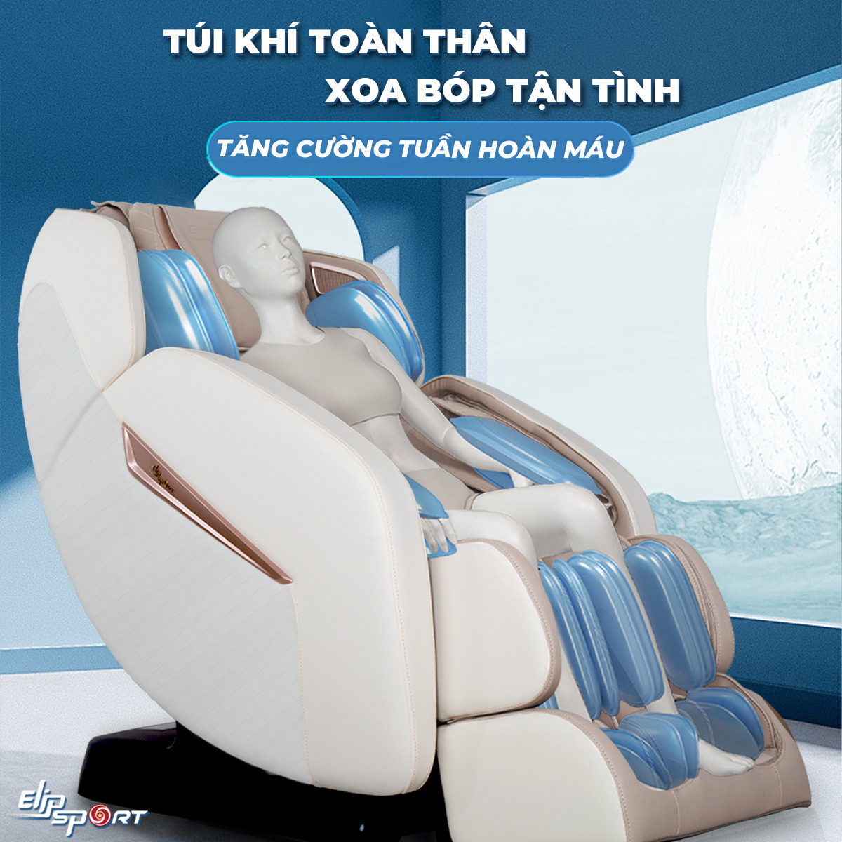 GHẾ MASSAGE ELIP LUXY (AI)
