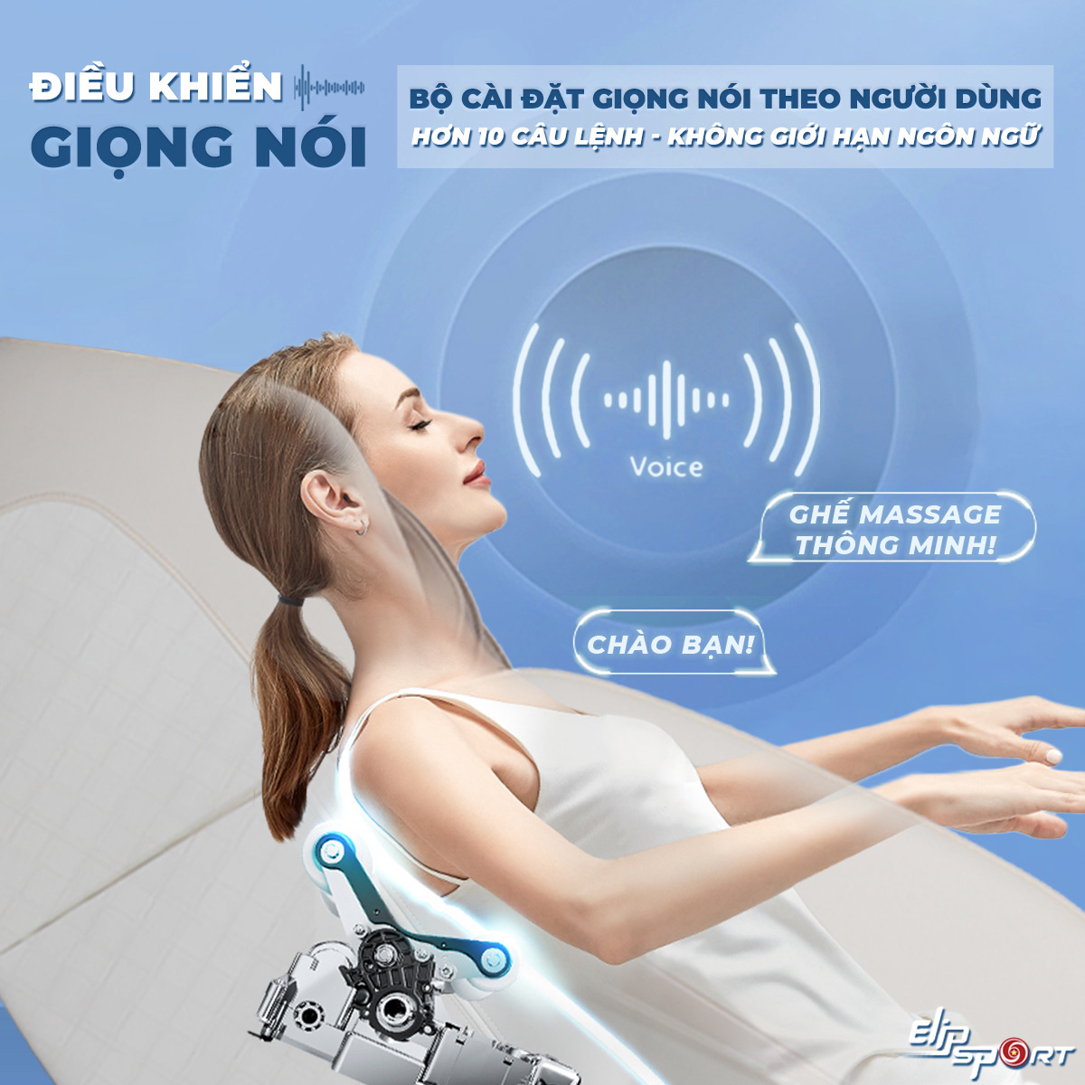 GHẾ MASSAGE ELIP LUXY (AI)