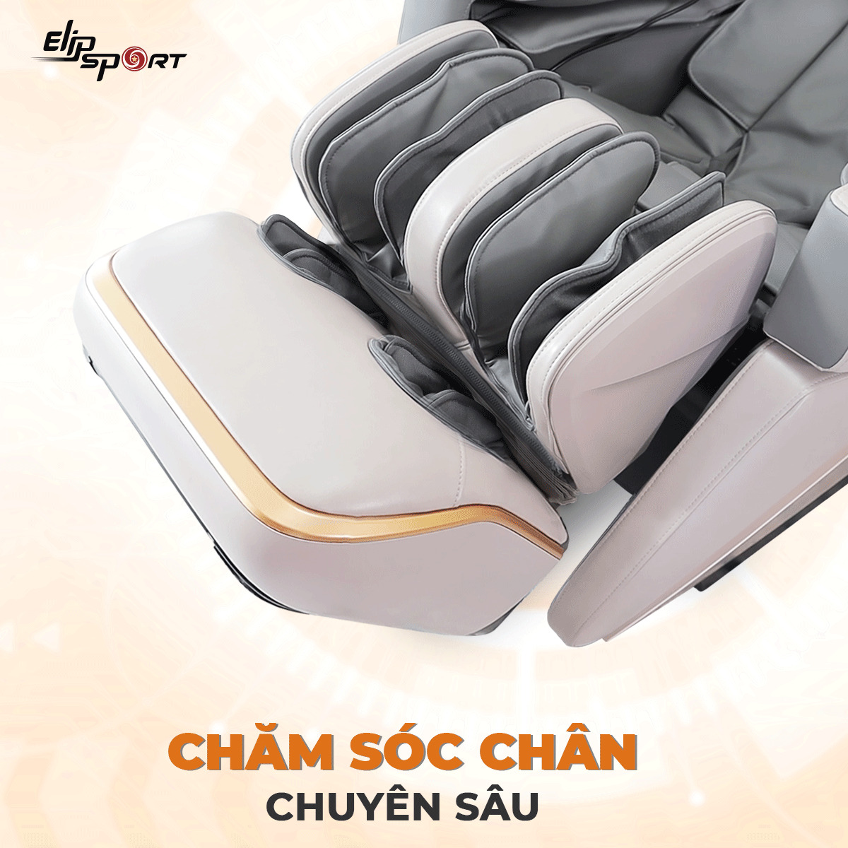 GHẾ MASSAGE ELIP MOZART - BEIGE