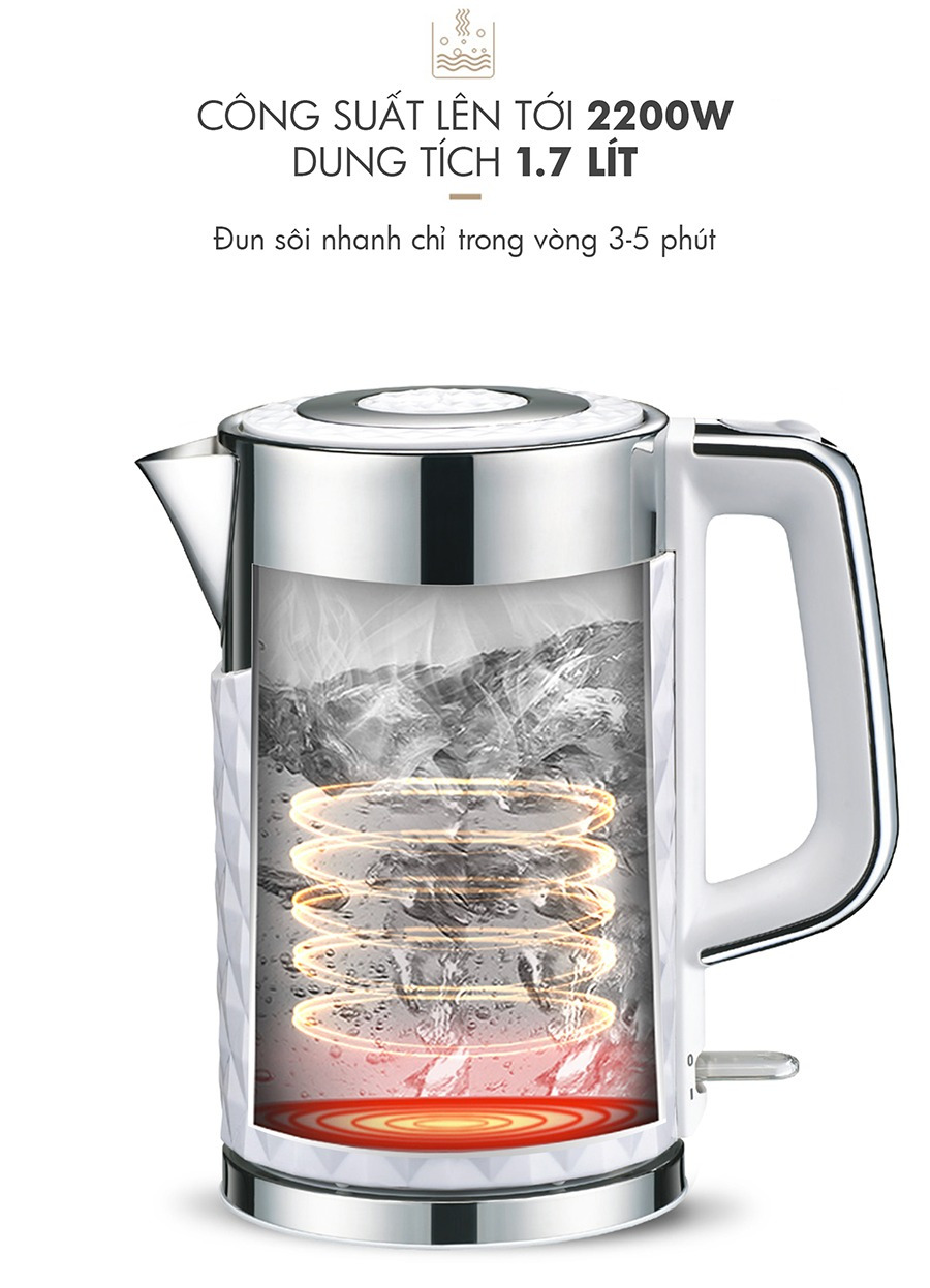 Ấm siêu tốc Nagakawa 1.7 lít NAG0303 7 word image 128264 7