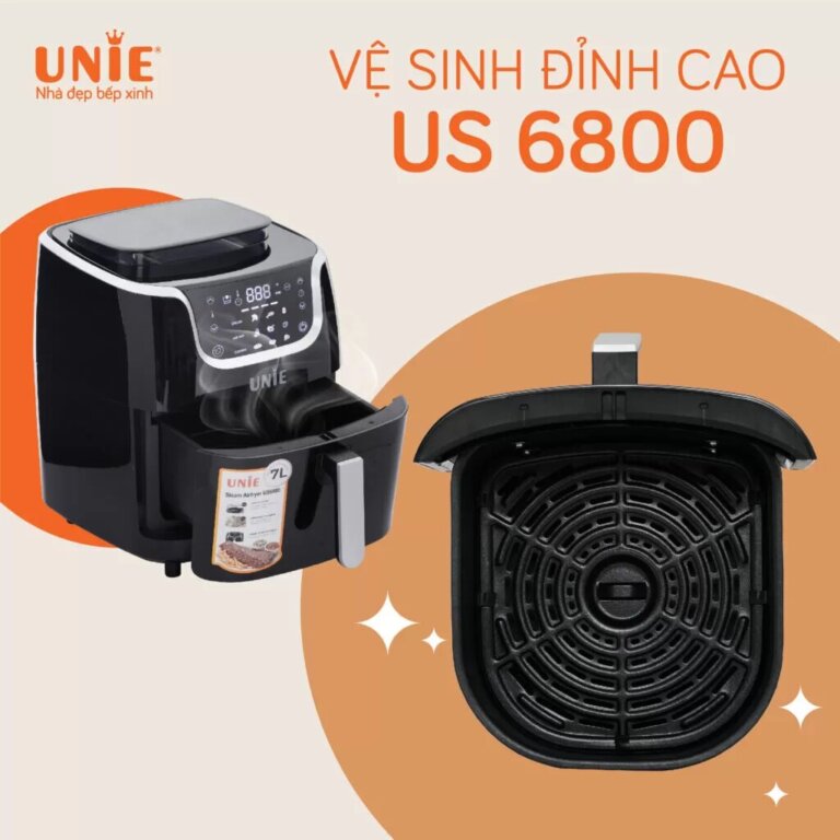 Nồi chiên hơi nước Unie US6800 7L 7 Noi chien hoi nuoc Unie US6800 7L 1