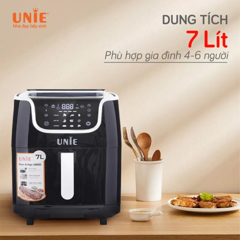 Nồi chiên hơi nước Unie US6800 7L 2 Noi chien hoi nuoc Unie US6800 7L 6