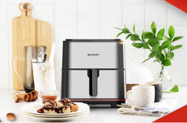 Nồi chiên không dầu Sharp KF-AF50EV-ST 5L 2 Noi chien khong dau Sharp KF AF50EV ST 4