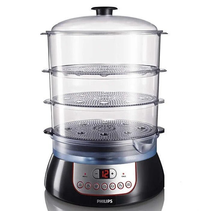 Noi hap dien 3 tang Philips HD9140 900W 4
