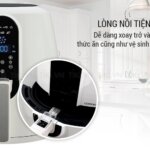 Nồi chiên không dầu Lock&Lock EJF351 5.2L (4) Noi chien khong dau LockLock EJF351 5.2L 4