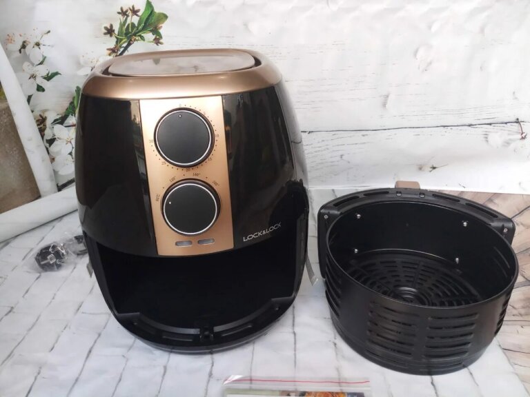 Nồi chiên không dầu Lock&Lock EJF445 3.5L 4 Noi chien khong dau LockLock EJF445 3.5L 3
