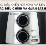 Nồi chiên không dầu Sharp KF-AF42MV-ST 4.2L (2) Noi chien khong dau Sharp KF AF42MV ST 4.2L 2
