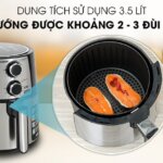 Nồi chiên không dầu Sharp KF-AF42MV-ST 4.2L (4) Noi chien khong dau Sharp KF AF42MV ST 4.2L 4