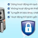 Nồi chiên không dầu Sharp KF-AF42MV-ST 4.2L (6) Noi chien khong dau Sharp KF AF42MV ST 4.2L 6