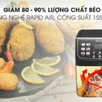 Nồi chiên không dầu Sharp KF-AF55EV-BK 5.5L (2) Noi chien khong dau Sharp KF AF55EV BK 5.5L 2