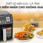 Nồi chiên không dầu Sharp KF-AF55EV-BK 5.5L (4) Noi chien khong dau Sharp KF AF55EV BK 5.5L 4