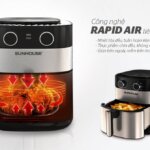 Nồi chiên không dầu Sunhouse SHD4026 6L (3) Noi chien khong dau Sunhouse SHD4026 6L 3