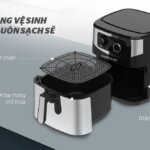 Nồi chiên không dầu Sunhouse SHD4035 9L (3) Noi chien khong dau Sunhouse SHD4035 9L 3