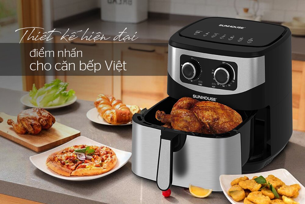 Noi chien khong dau Sunhouse SHD4035 9L 4