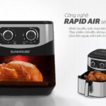 Nồi chiên không dầu Sunhouse SHD4035 9L (6) Noi chien khong dau Sunhouse SHD4035 9L 6