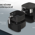 Nồi chiên không dầu Sunhouse SHD4062 6L (3) Noi chien khong dau Sunhouse SHD4062 6L 3