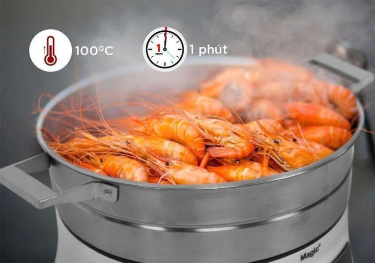 Nồi hấp điện 1 tầng Magic Korea A67 1500W 3 Noi hap dien 1 tang Magic Korea A67 1500W 3