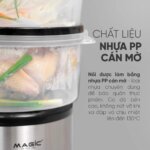 Nồi hấp điện 2 tầng Magic Korea A64 500W (1) Noi hap dien 2 tang Magic Korea A64 500W 1