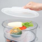 Nồi hấp điện 2 tầng Philips HD9104 900W (1) Noi hap dien 2 tang Philips HD9104 900W 1