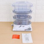 Nồi hấp điện 3 tầng Magic Korea A61 850W (4) Noi hap dien 3 tang Magic Korea A61 850W 4